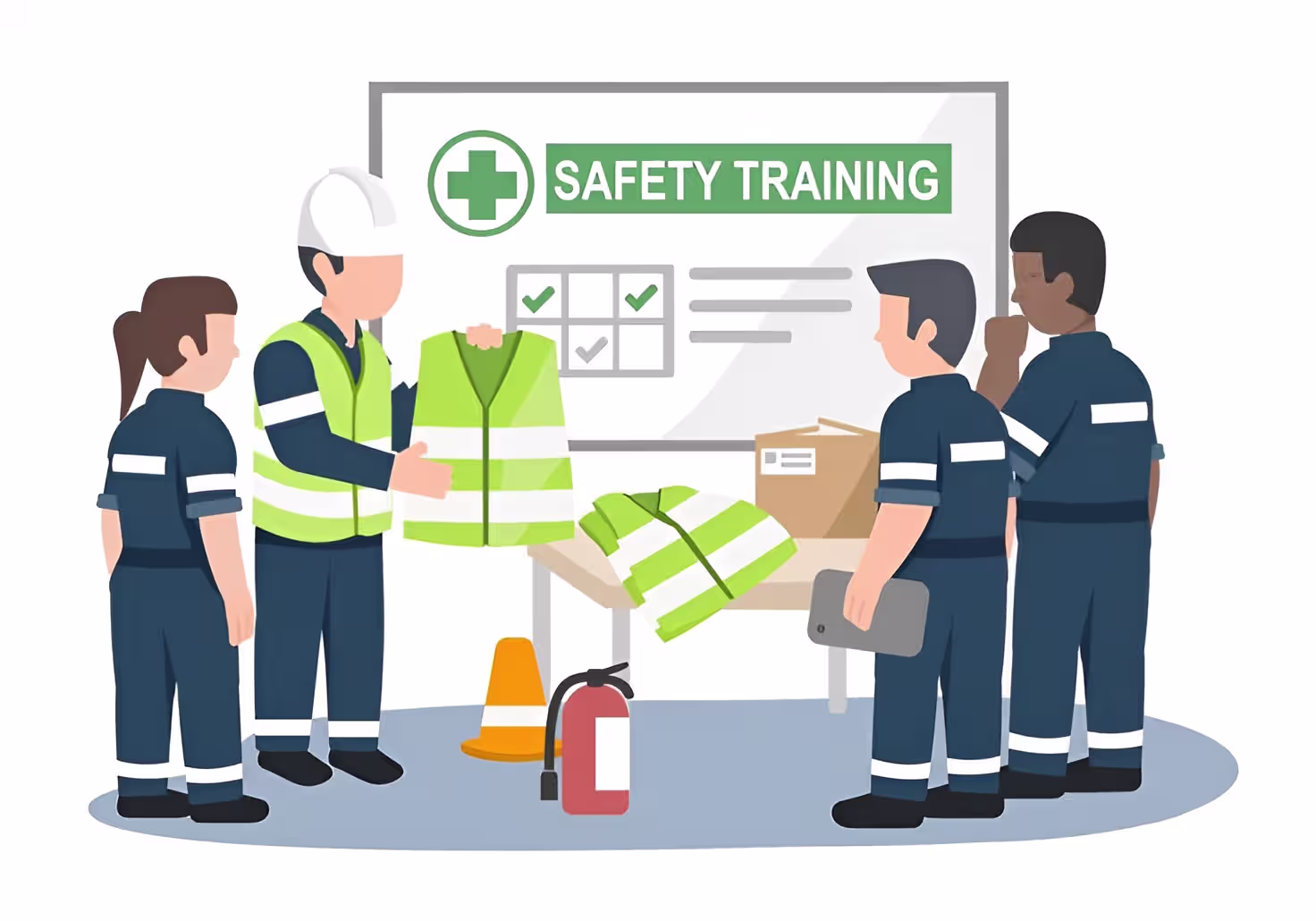 Falcom United Contracting commitment to human rights, employee health, and workplace safety